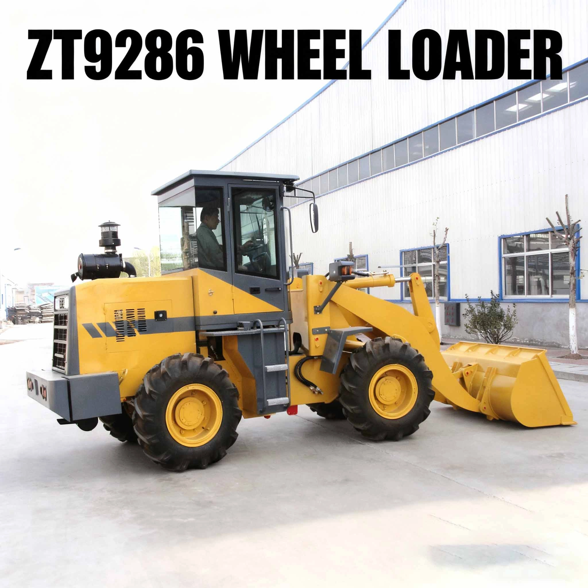 75kw Cummins Engine Wheel Loader