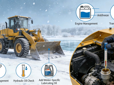 【Winter Care Guide】Keep Your Wheel Loader Running Strong in Cold Weather!