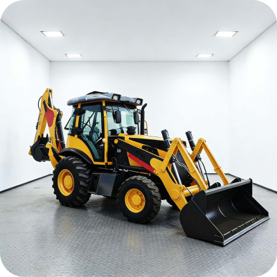 Retroexcavadora hidráulica robusta para diversas necesidades de construcción