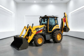 Cargadora Retroexcavadora Cummins de 75 kW