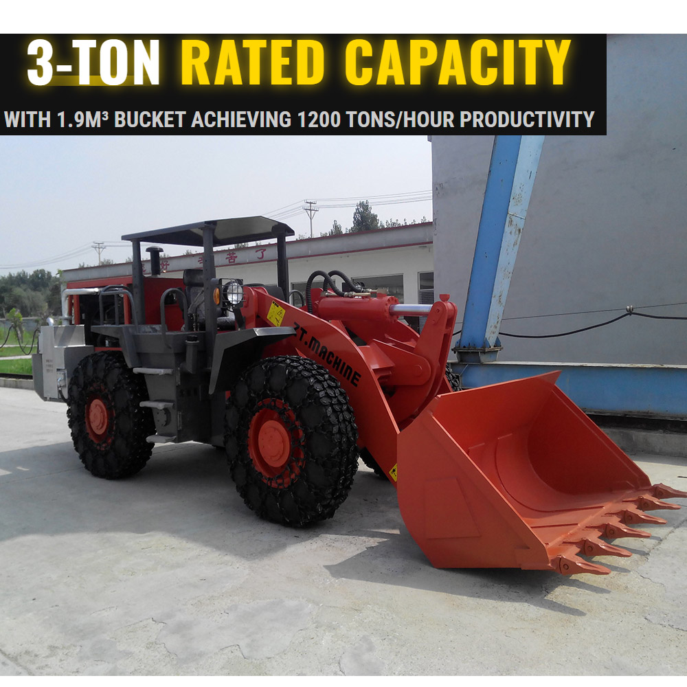 Chinese Certified ZL30(A) Underground Mining Loader