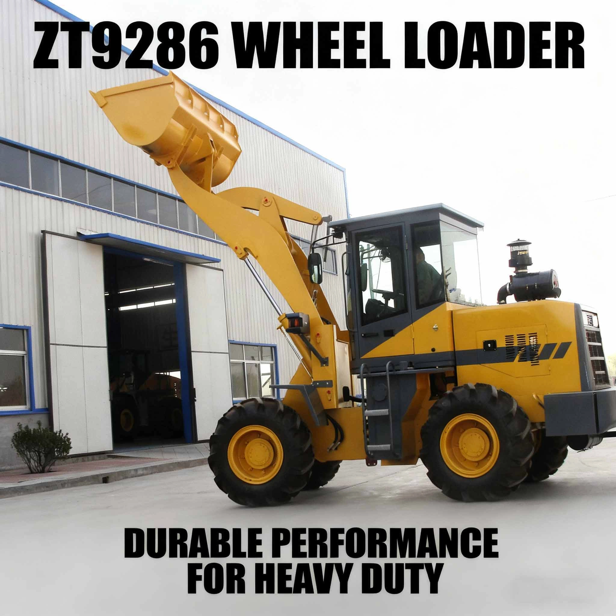 75kw Cummins Engine Wheel Loader