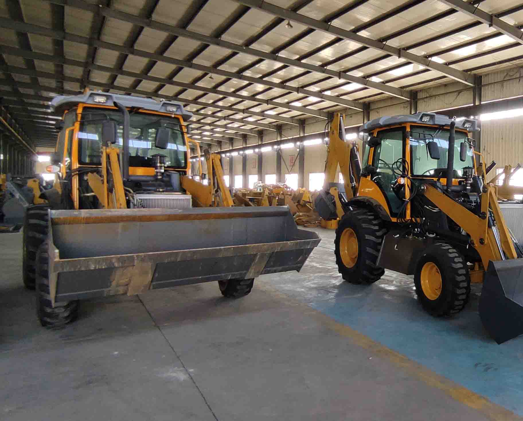 Retroescavadora avançada para agricultura