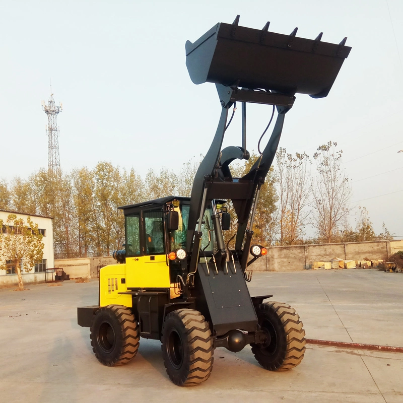 Chargeuse sur pneus mini ZTMACHINE ZT926 de 1,5 tonne avec fourches à palettes