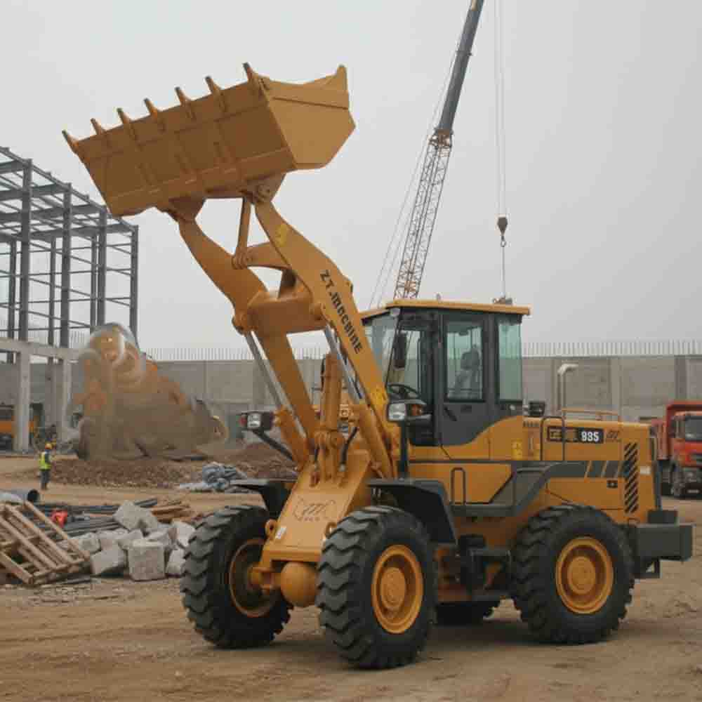 Suspension Seat နှင့် Cummins Engine wheel loader နှင့်အတူ 3 တန်