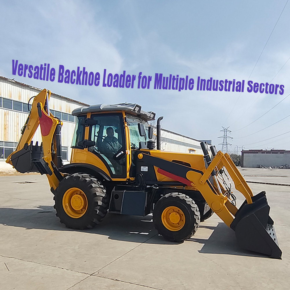 Retroescavadora versátil para vários setores industriais