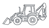 Mini Backhoe Loader