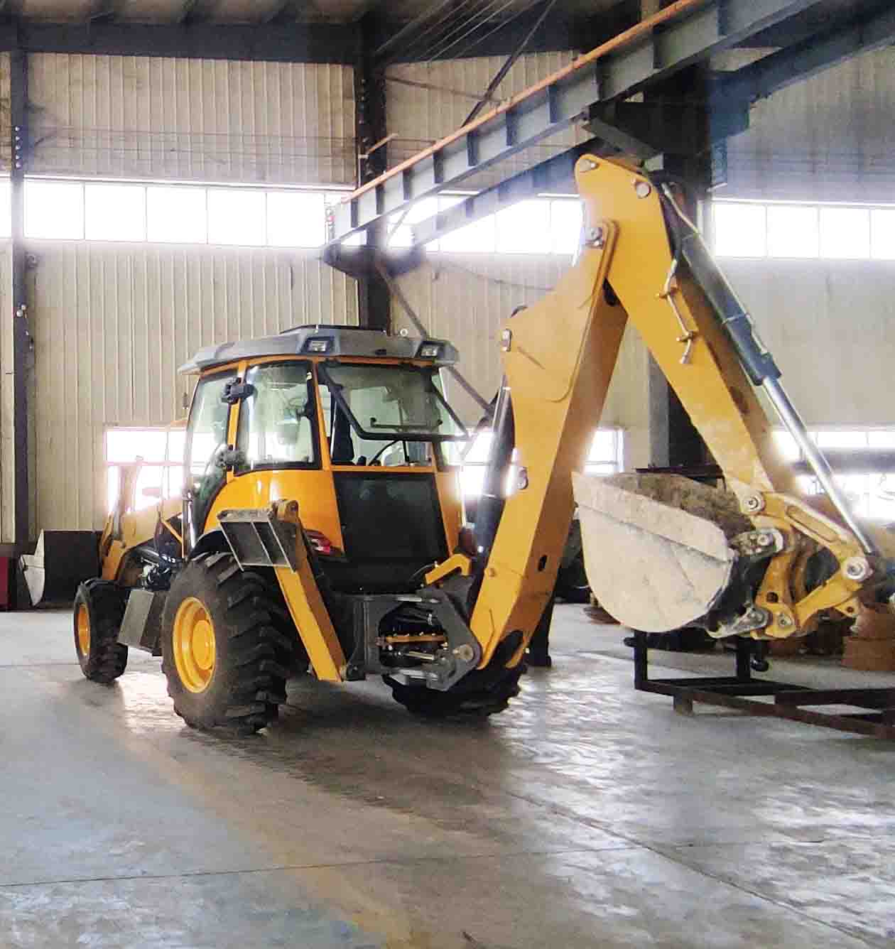 Retroescavadora avançada para agricultura