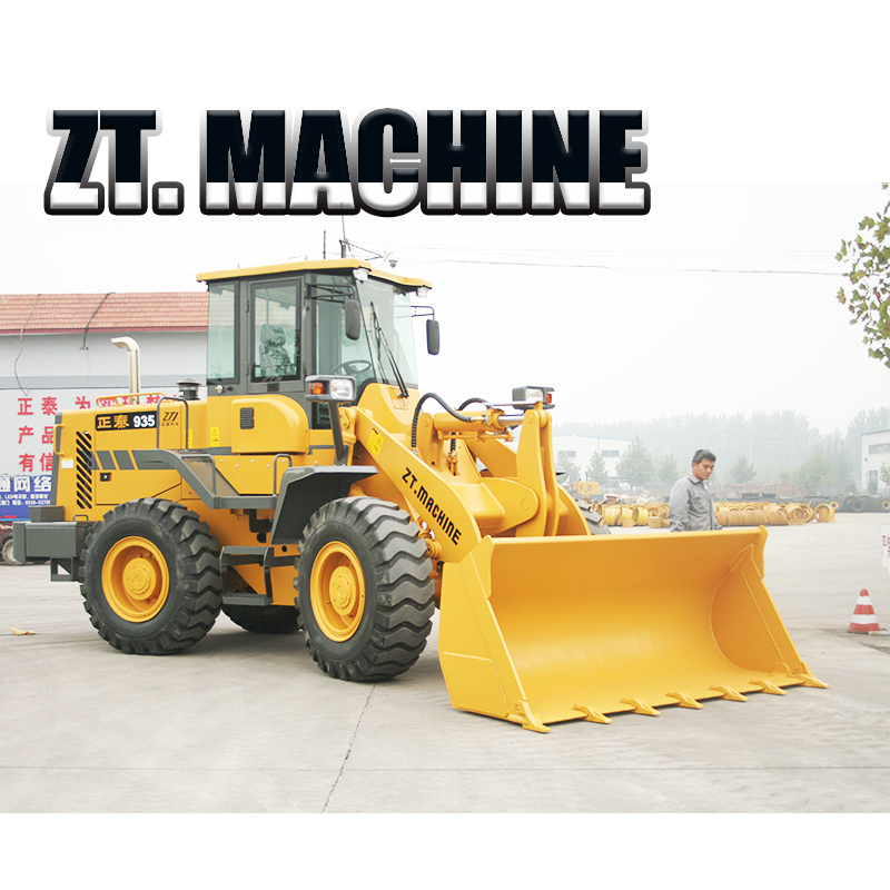 Cargador frontal duradero con capacidad de cucharón de 1,7 m³ y motor Cummins