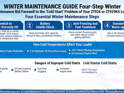 Four - Step Winter Maintenance: Bid Farewell to the "Cold Start" Problem of Loaders