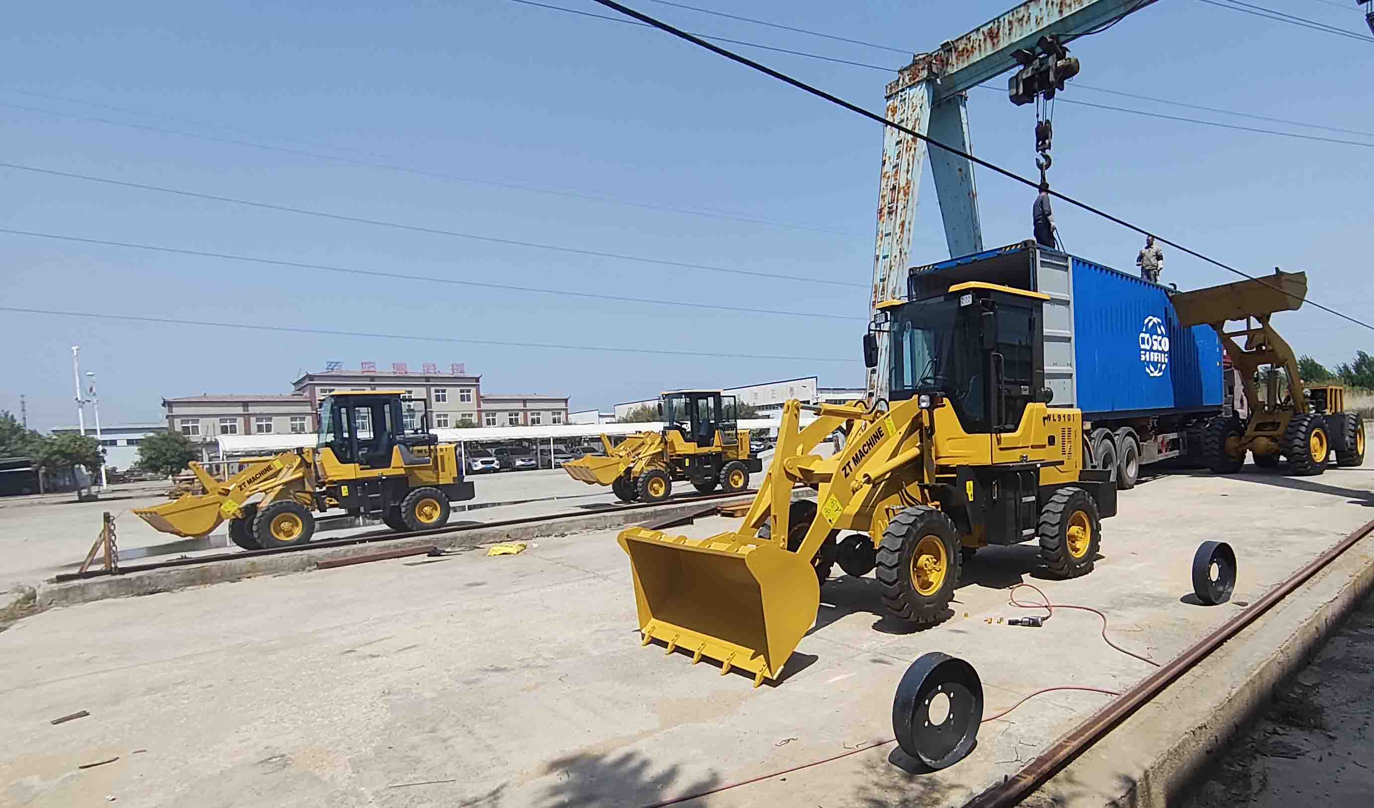 Cargadoras de ruedas personalizadas de ZT MACHINE listas para su envío a Kenia.