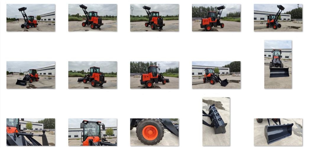 Compact Loader With 840mm Dump Reach For Efficient Unloading Operations