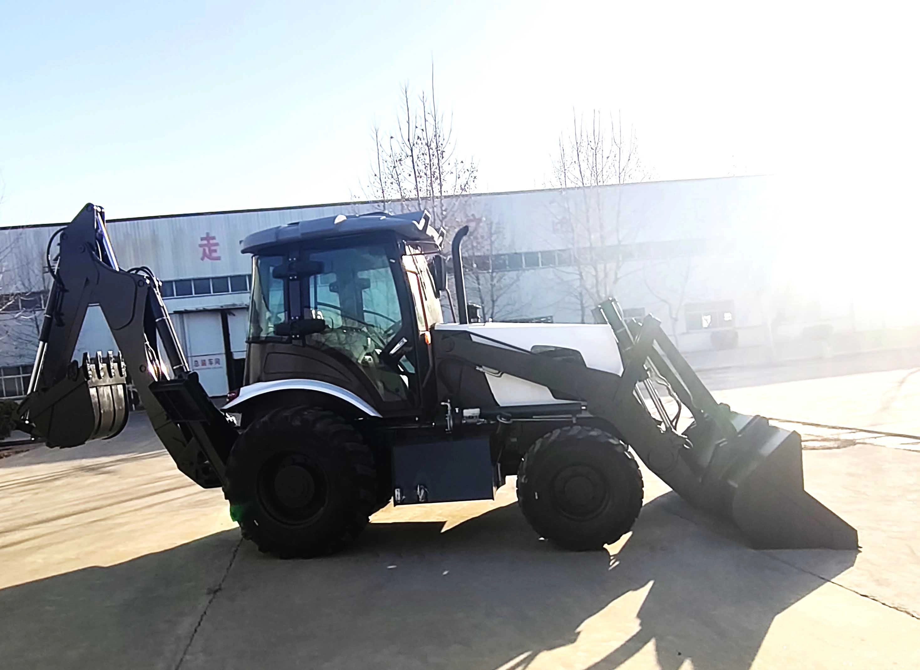 အကြီးစားတာဝန်အတွက် ဘက်စုံသုံး Zhengtai ZTW30-25 Backhoe Loader
