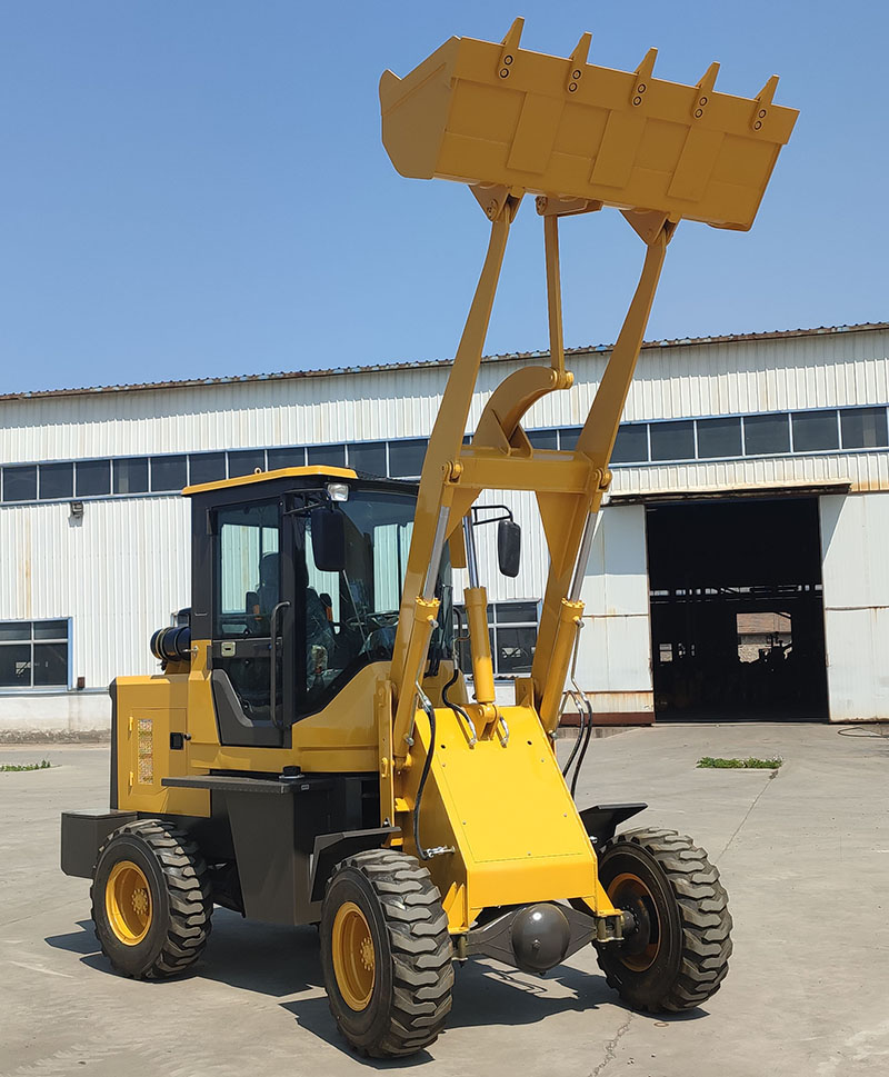 Minicarregadora de 1,0 toneladas com balde de 0,5 m³