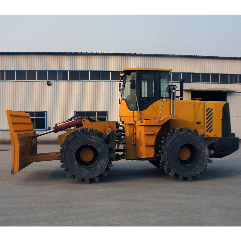 Compacteur de décharge haut de gamme avec commandes faciles