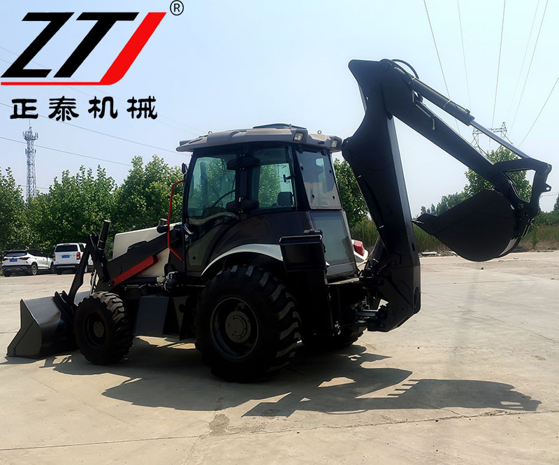 Retroescavadora Cummins para construção industrial