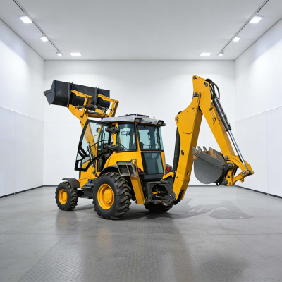 รถตักดินขนาดกะทัดรัดอเนกประสงค์สำหรับโครงการก่อสร้างในเมือง