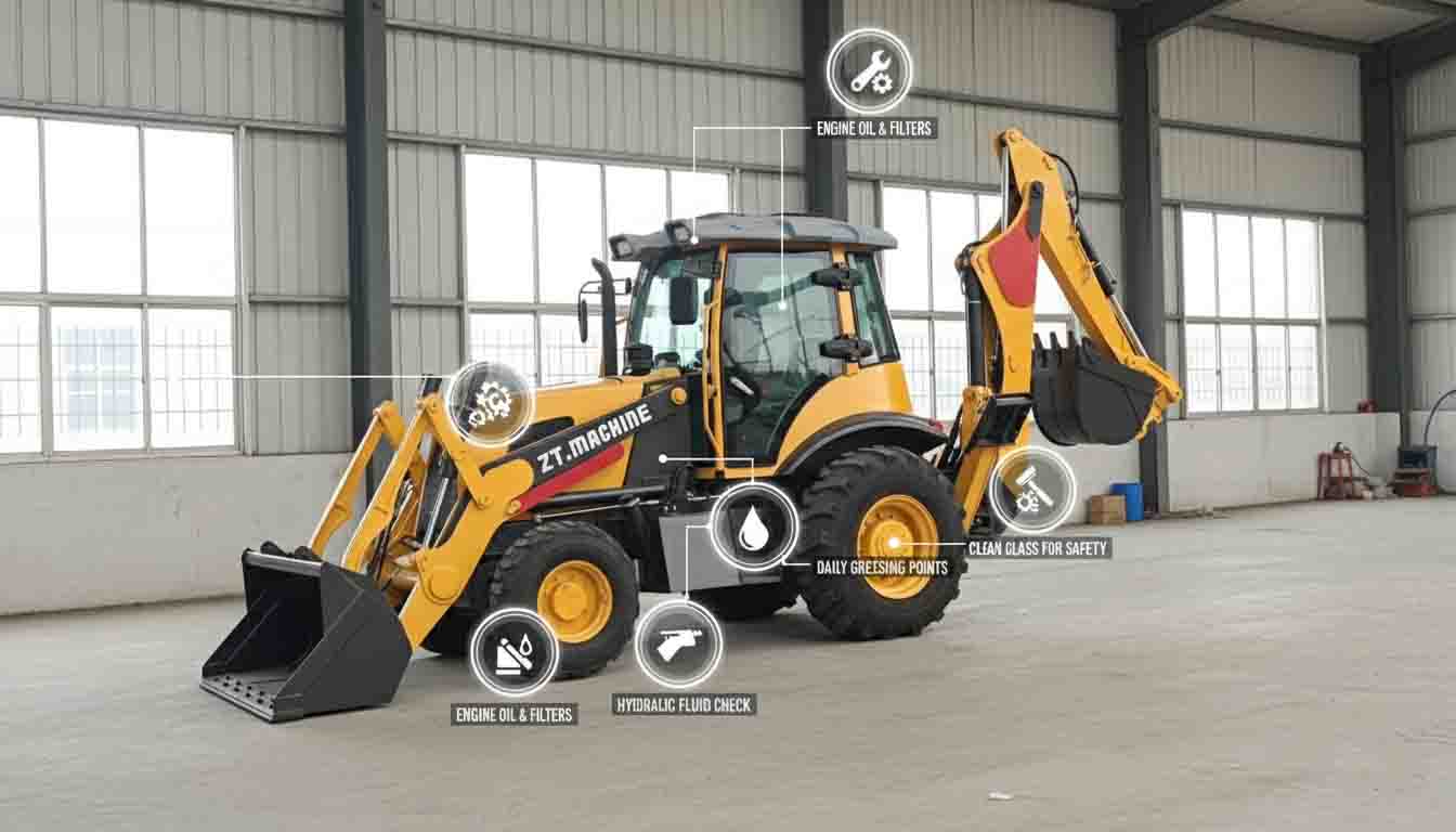 5 Minutes a Day Keeps Your Backhoe Loader Running Smooth! 5 Minutes a Day Keeps Your Backhoe Loader Running Smooth!