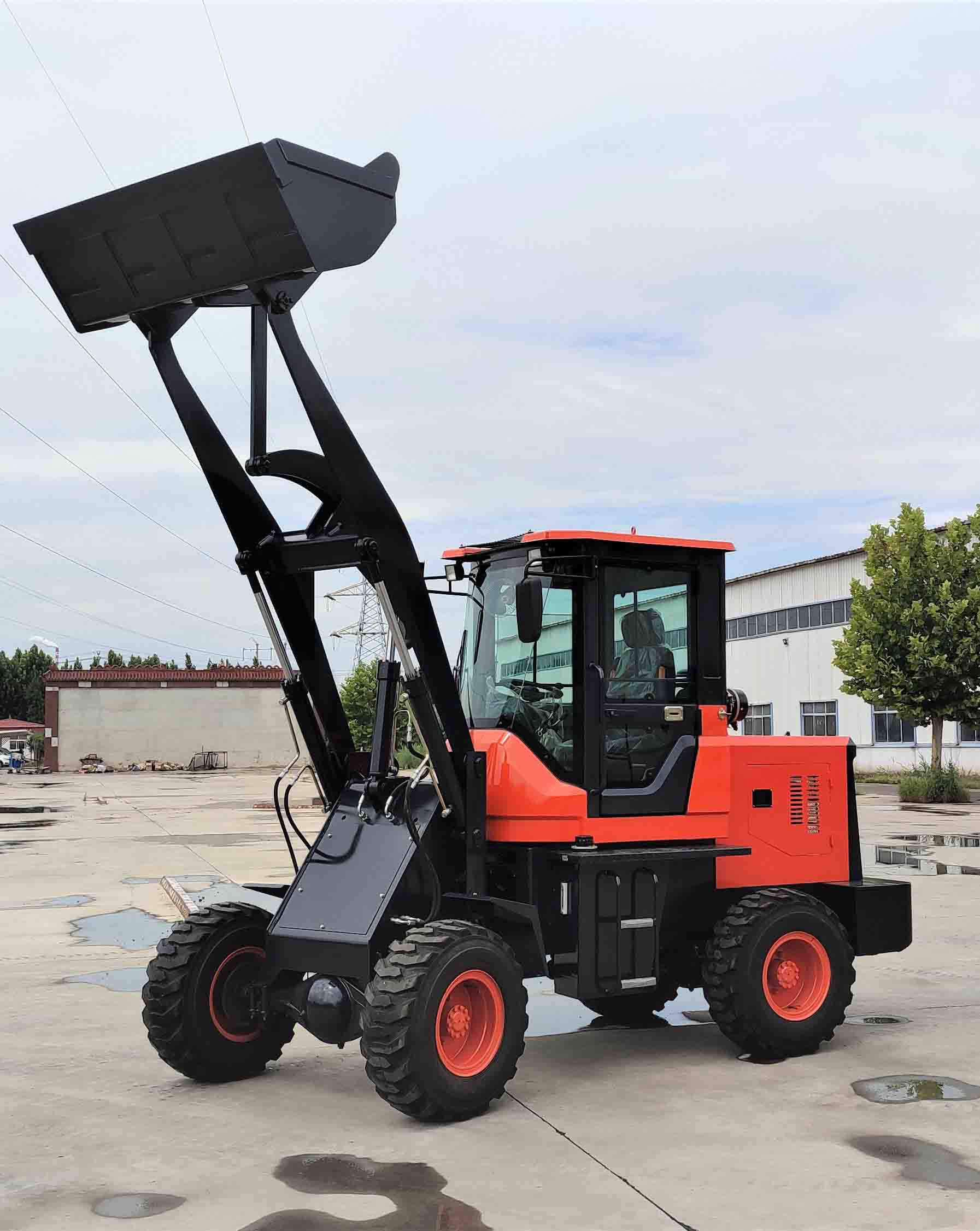 محمل بعجل ممتاز مع كابينة مريحة