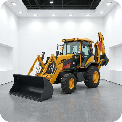 Excavadora-cargadora premium para distribuidores globales a precios inmejorables