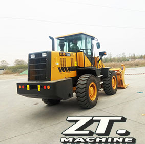 Cargador frontal duradero con capacidad de cucharón de 1,7 m³ y motor Cummins