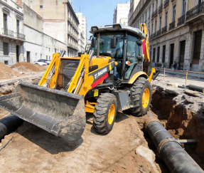 La retroexcavadora Zhengtai ZTW30-25 ayuda a realizar mejoras municipales en Argentina