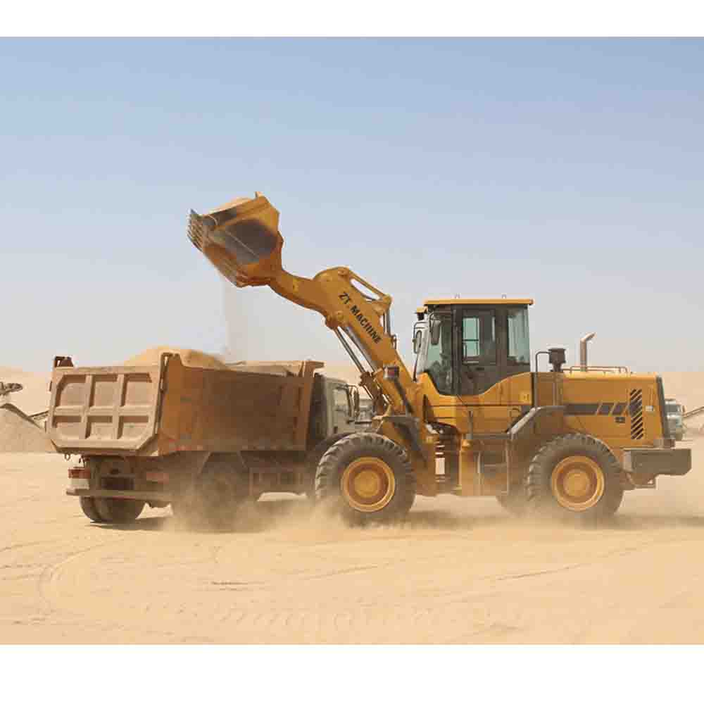 Wheel Loader With 110kN Breakout Force For Digging And Loading Tough Materials