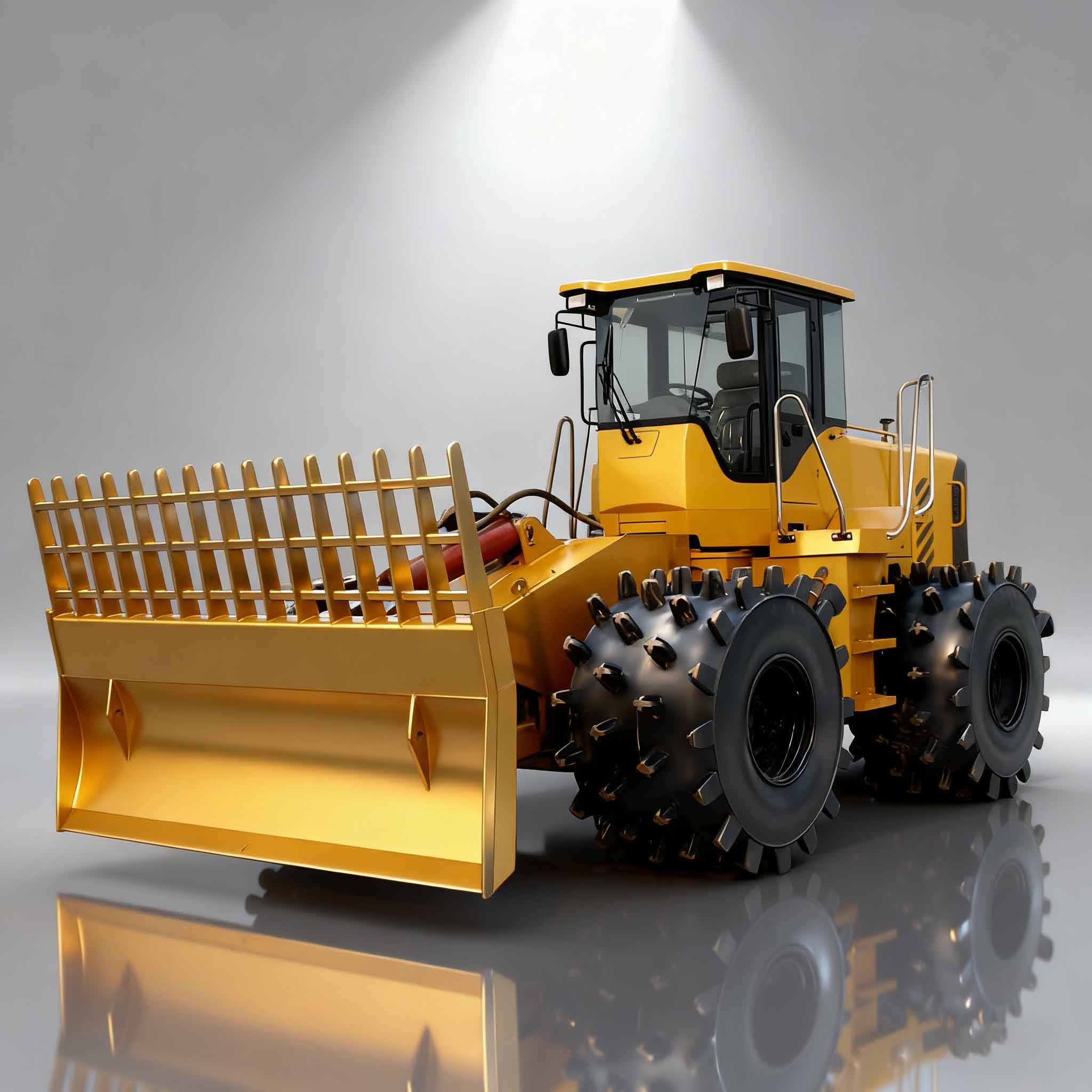 เครื่องบดอัดขยะฝังกลบเพื่อการจัดการขยะที่มีประสิทธิภาพและยั่งยืน