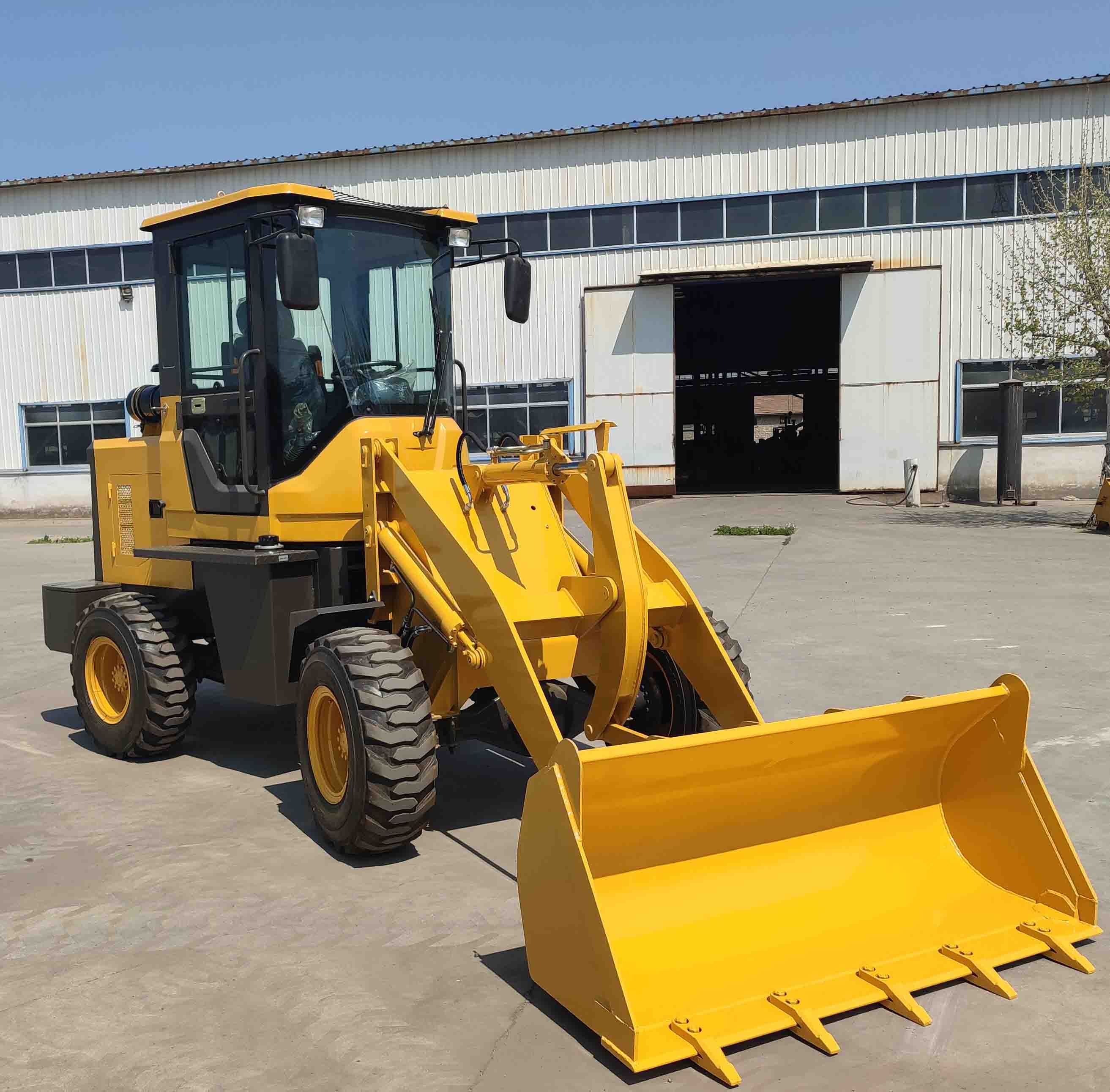 Cargadora de ruedas rentable para pequeñas empresas