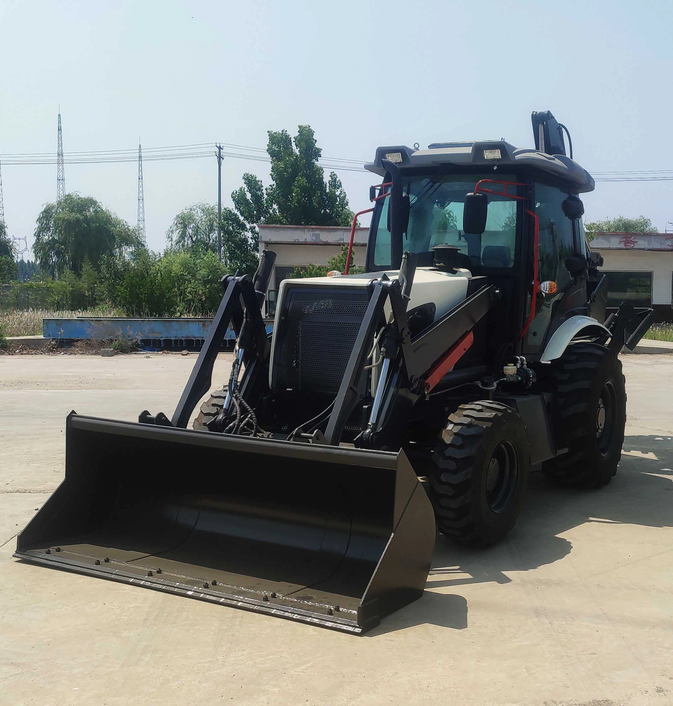 High-Quality 2.5 Ton Zhengtai Backhoe Loader for Export 