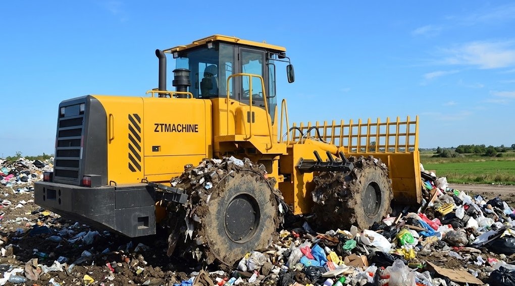 Kompaktor sampah TPA tugas berat 21 ton - kompaktor sanitasi profesional