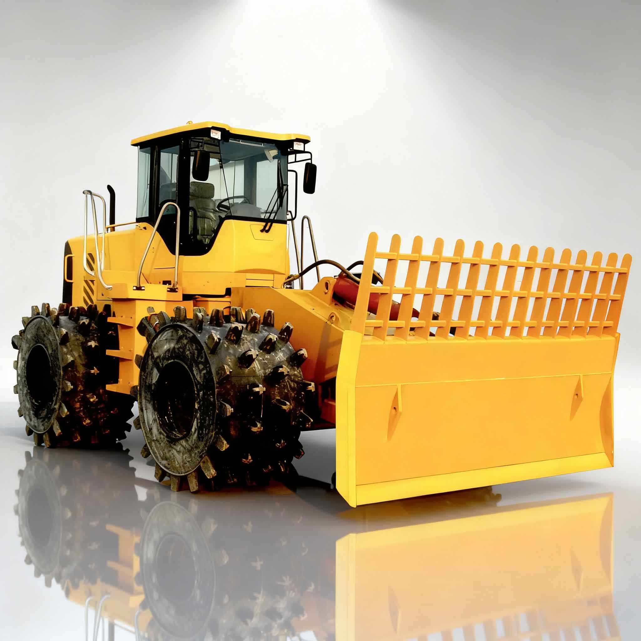 เครื่องบดอัดขยะฝังกลบเพื่อการจัดการขยะที่มีประสิทธิภาพและยั่งยืน