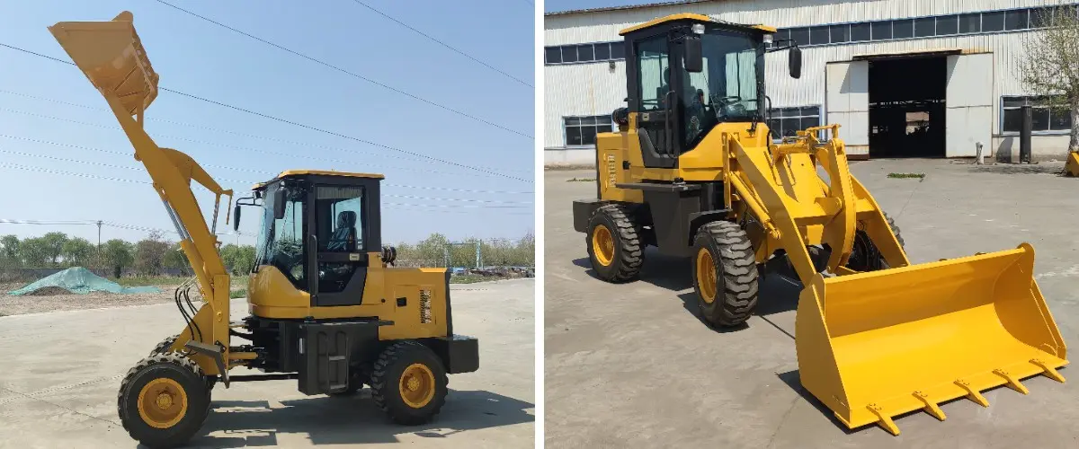 ZT916 1 Ton Heavy Duty Mining Wheel Loader