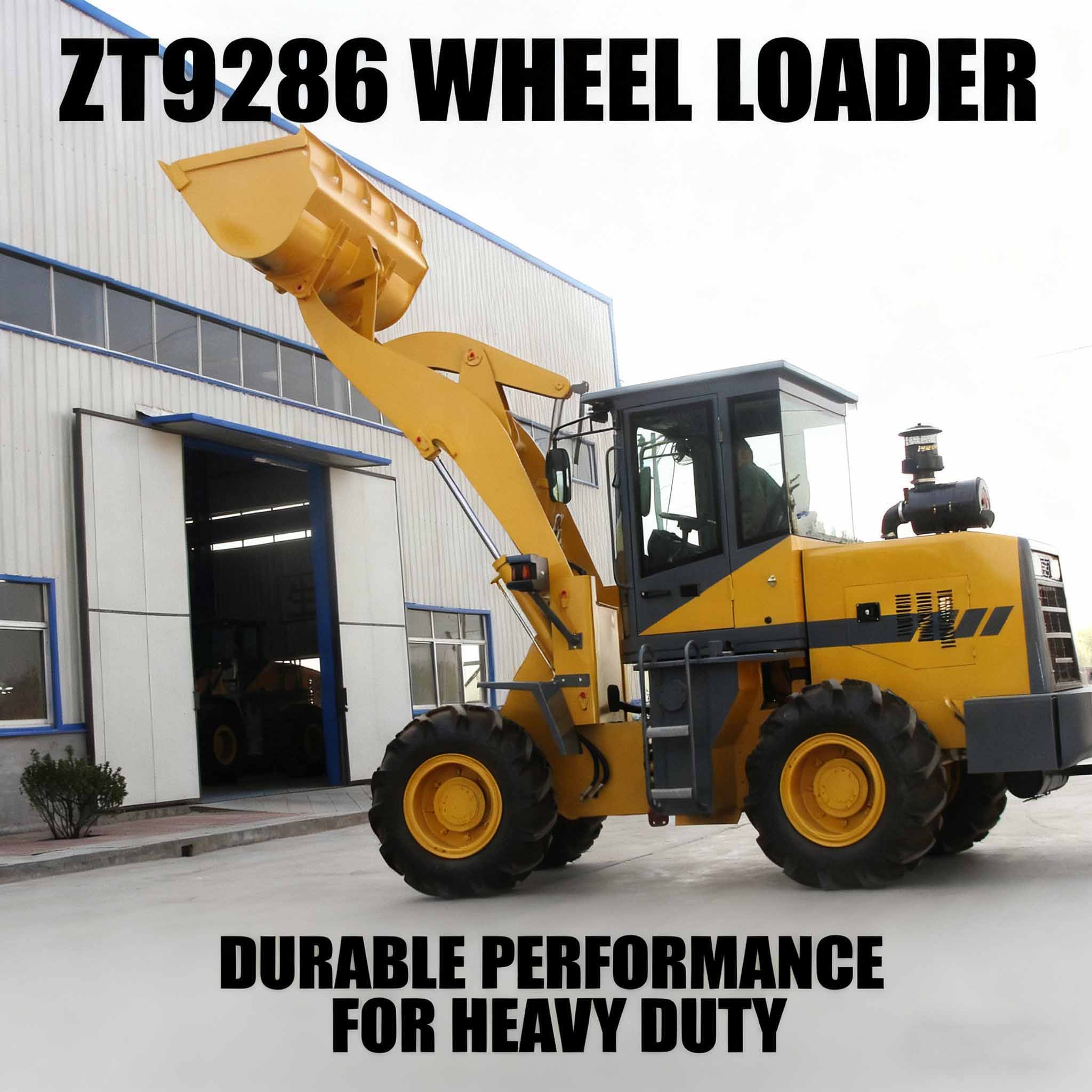 75kw Cummins Engine Wheel Loader 