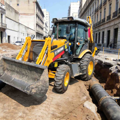 Zhengtai ZTW30-25 Backhoe Loader Aids Municipal Upgrades in Argentina