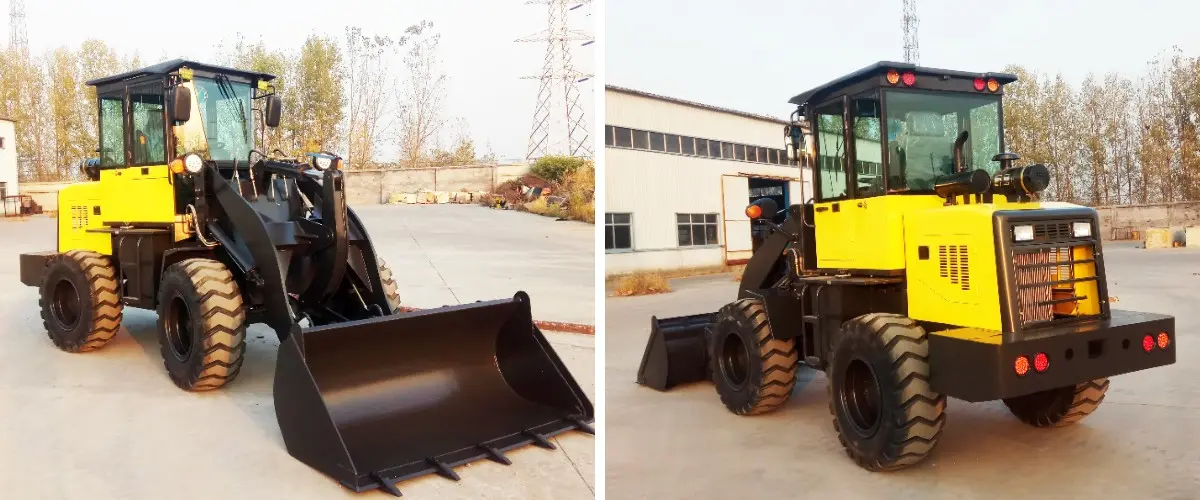 Compact Wheel Loader With Automatic Leveling