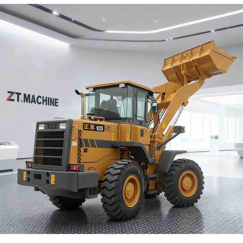 Cargadora de ruedas de 3 toneladas de alta eficiencia con un ahorro de combustible superior.