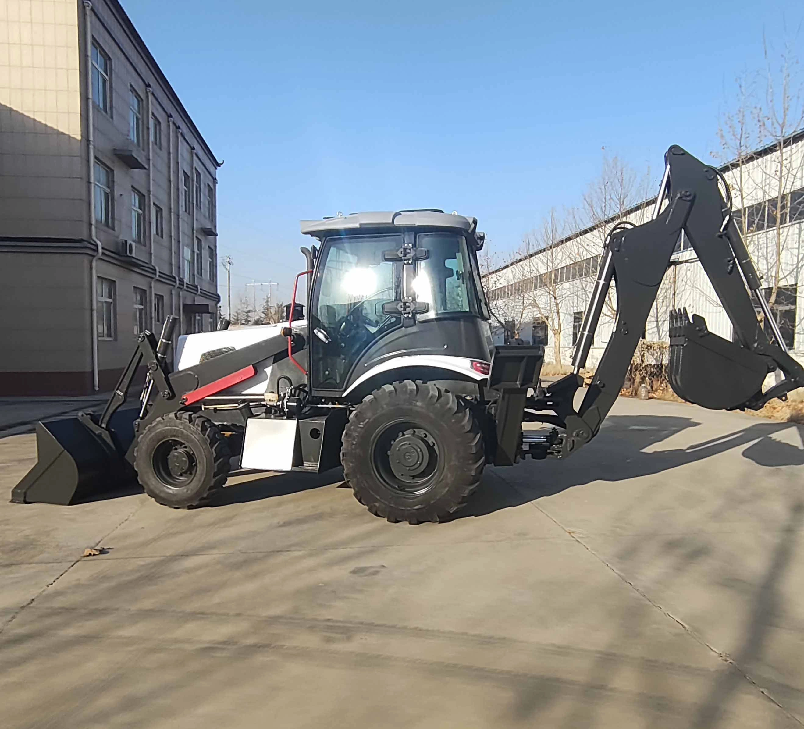 High-Quality 2.5 Ton Zhengtai Backhoe Loader for Export 