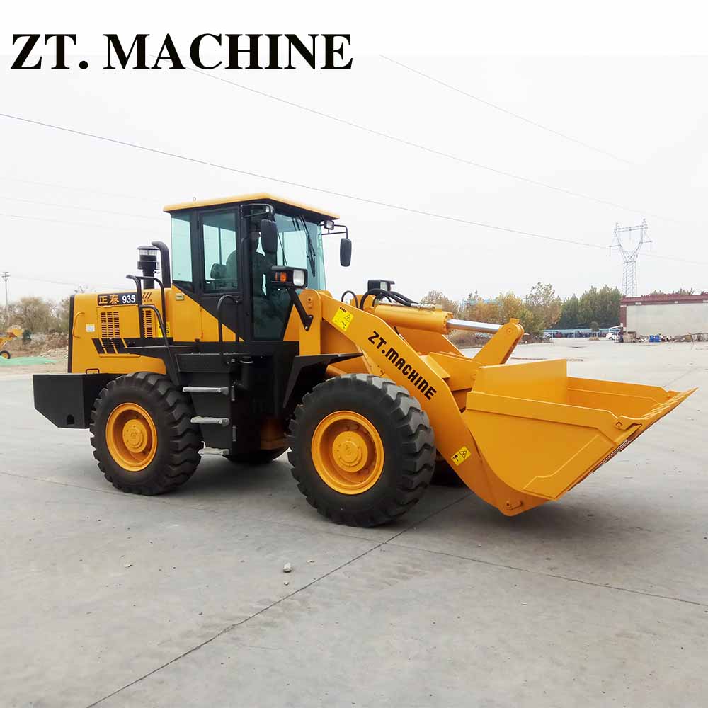 High Efficiency ZT935 Wheel Loader With 35 Km/H Travel Speed For Large Sites