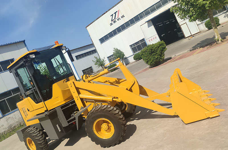 Máy xúc lật bánh lốp nhỏ gọn cho công việc nhỏ