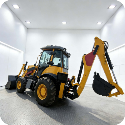 Accesorio retroexcavadora duradero para tractores: diseñado para condiciones extremas.