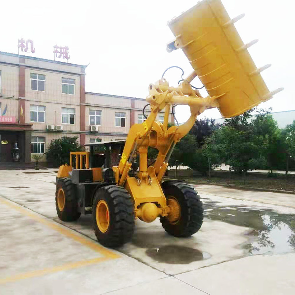 Cargador de minería subterránea con descarga lateral
