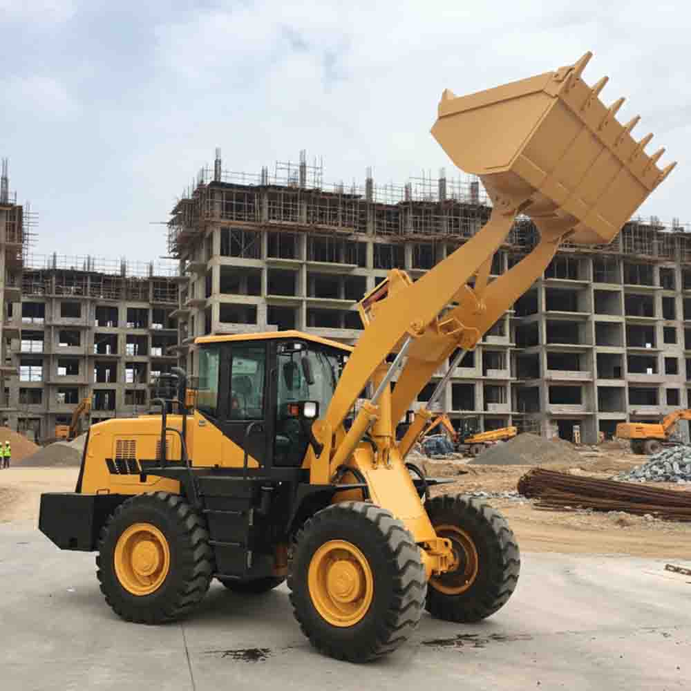 The background of the equipment in the picture has been changed to a construction site under construction.