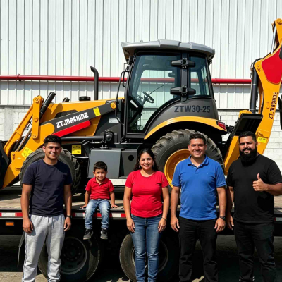 รถแบคโฮล้อเดอร์ ZTMACHINE ZTW30-25 ถูกส่งมอบไปยังละตินอเมริกา