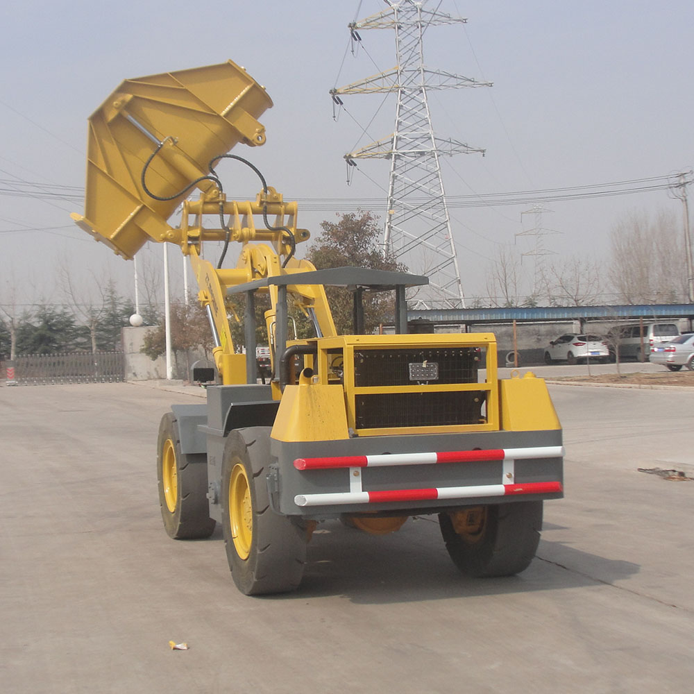 Cargador de minería subterránea con descarga lateral