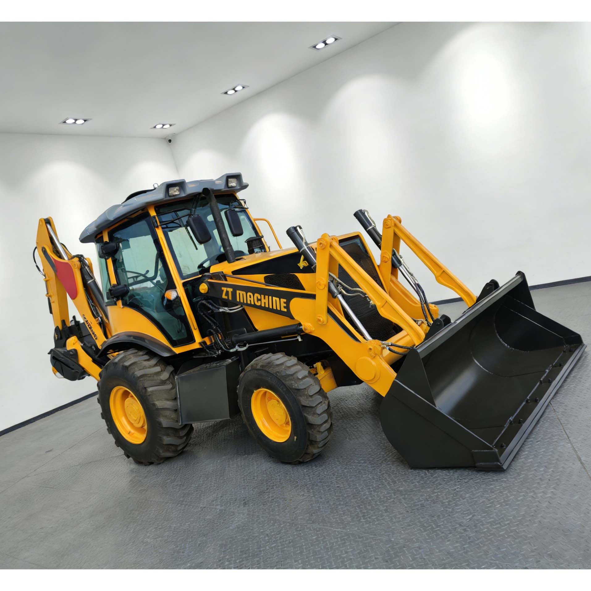 Heavy-Duty 2.5 Ton Hydraulic Backhoe Loader for Global Markets 
