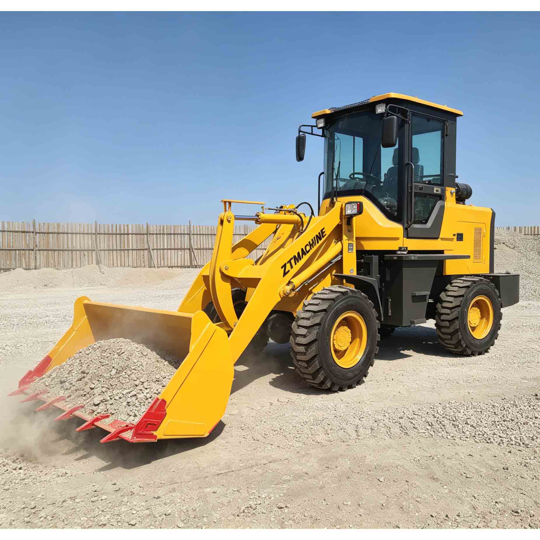 Heavy-Duty 1000kg Wheel Loader for Efficient Material Handling 