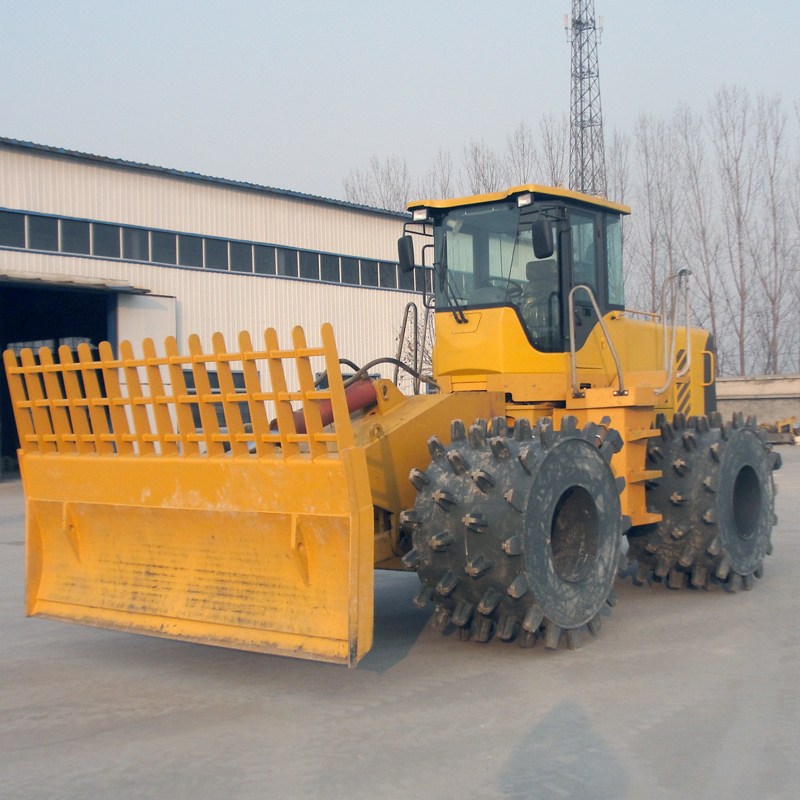 Compacteur de décharge haut de gamme avec commandes faciles