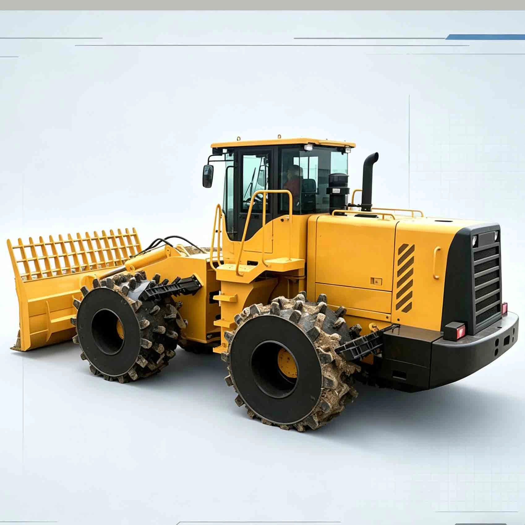 ZT821-LG5 21 Ton 162kW Weichai Engine Heavy Duty Waste Compactor