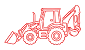 Mini Backhoe Loader